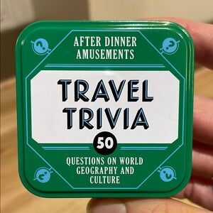 After Dinner Amusements Travel Trivia Game